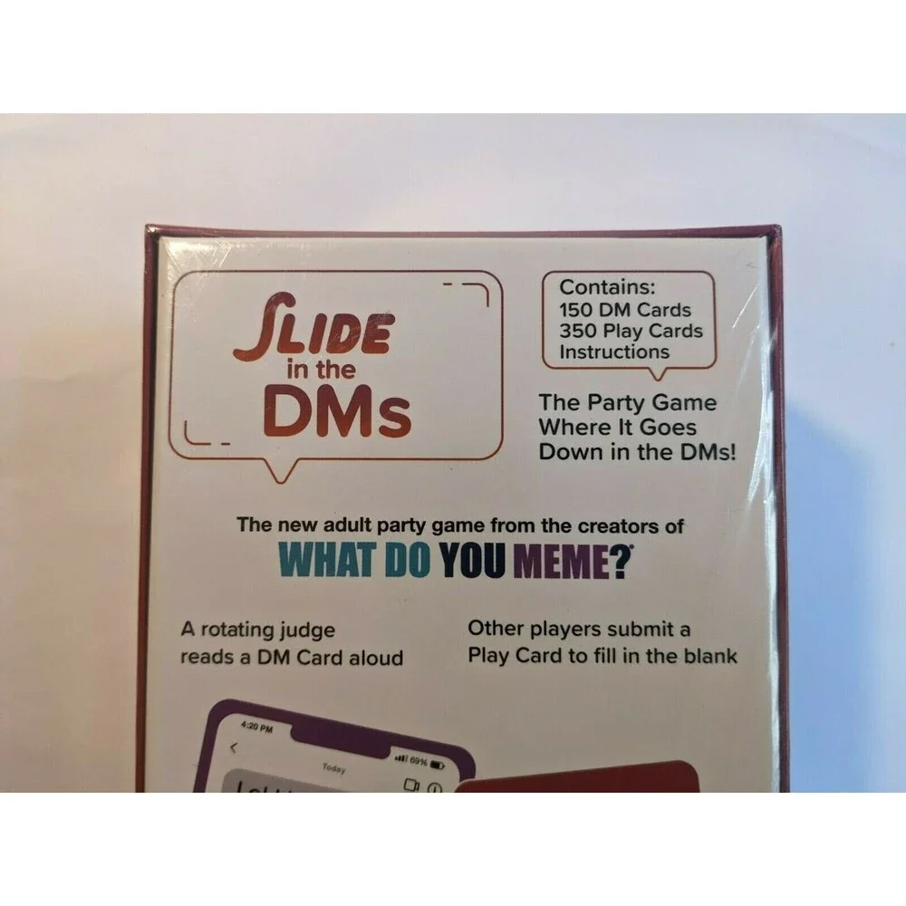 SLIDE IN THE DMs - FUN PARTY GAME - NEW SEALED - FREE SHIPPING